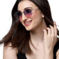 Gradient Blue Pink Sunglasses