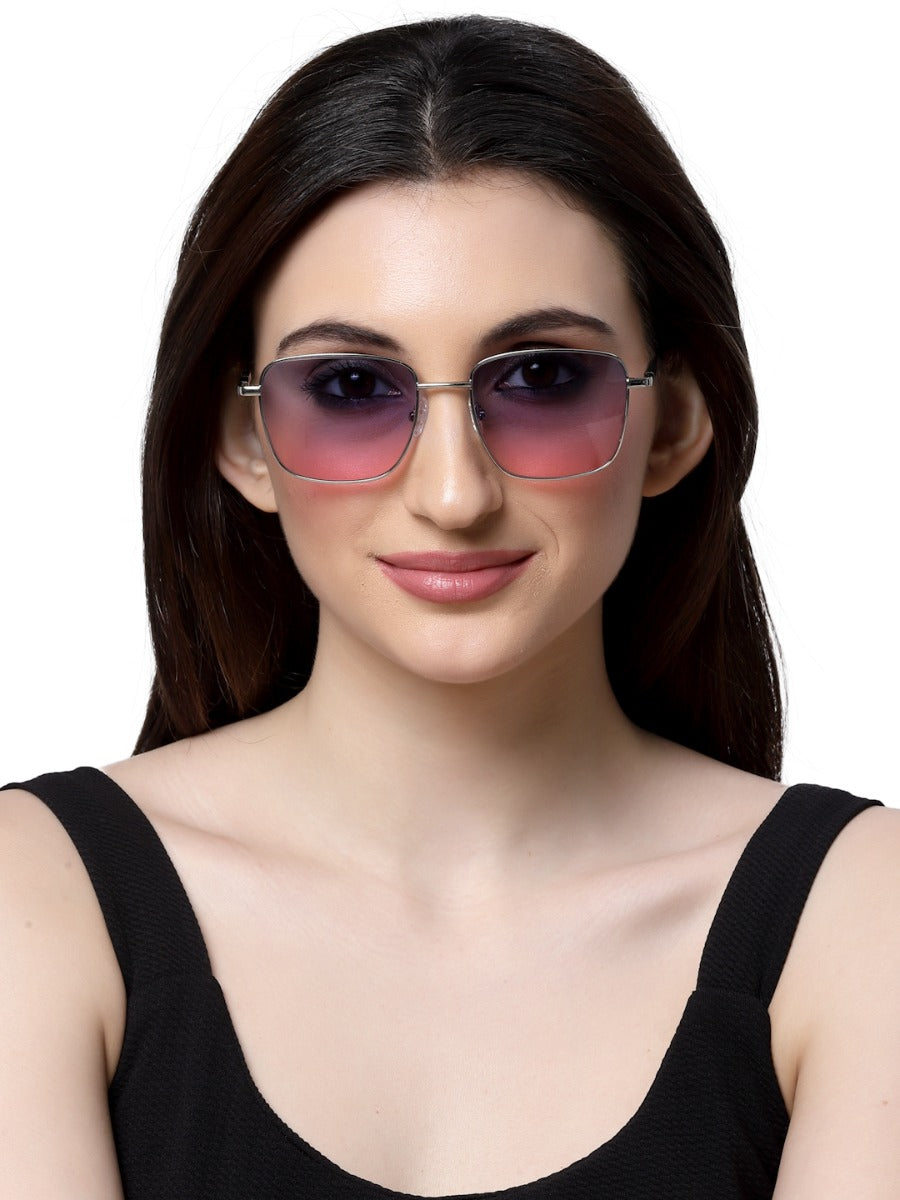 Gradient Blue Pink Sunglasses