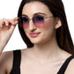 Gradient Blue Pink Sunglasses