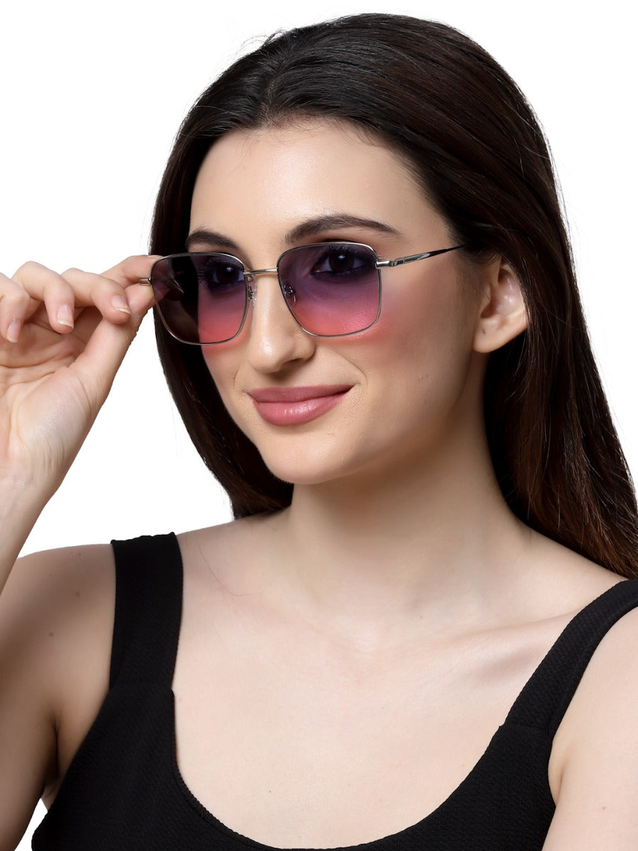 Gradient Blue Pink Sunglasses