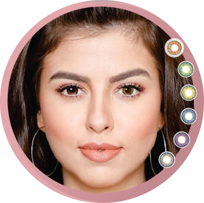 Lacelle Circle Colour Monthly Disposable Contact Lens (1 lens pack)
