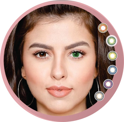 Lacelle Circle Colour Monthly Disposable Contact Lens (1 lens pack)
