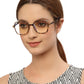 Brown Tort Square Full Rim Acetate Frame for Women