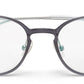 Grey Glasses Frames Ladies Round Chasma