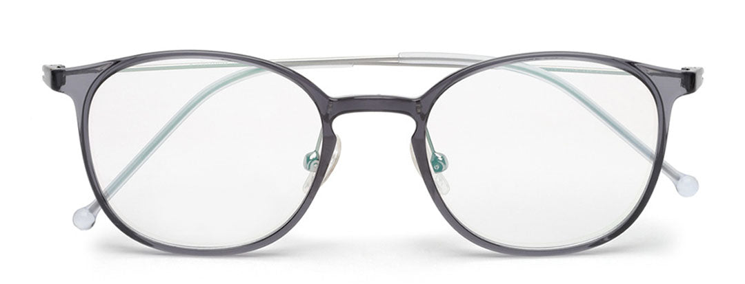 Grey Glasses Frames Ladies Round Chasma