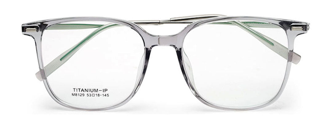 Square Clear Transparent Frame Glasses for Men