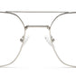 Sliver Square Spectacles for Men