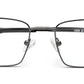 Full-Rim Grey Rectangle Spectacle Frame