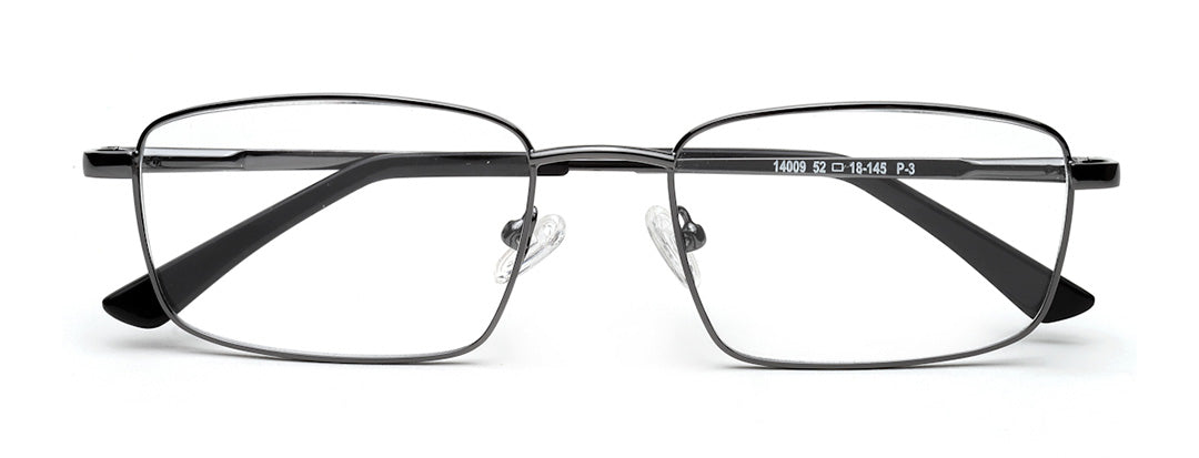 Full-Rim Grey Rectangle Spectacle Frame