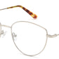 Silver Cat-eye Spectacles with Gold Tort