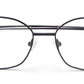 Full-Rim Navy Blue Square Cateye Spectacles