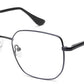 Full-Rim Navy Blue Square Spectacles