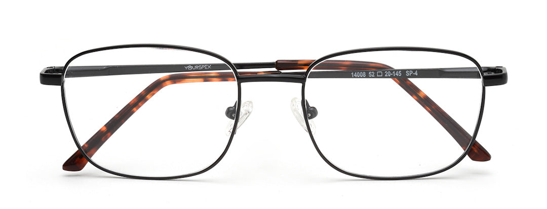 Full-Rim Black Square Spectacle Frame