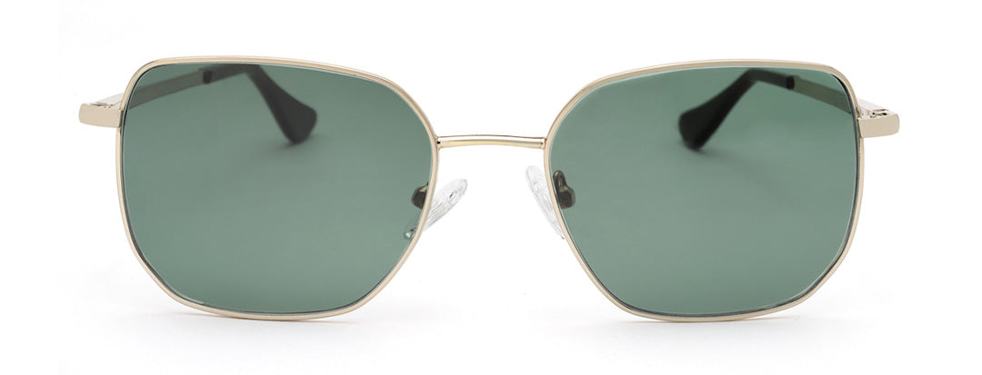 Green Square Unisex Sunglasses