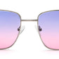 Gradient Blue Pink Sunglasses