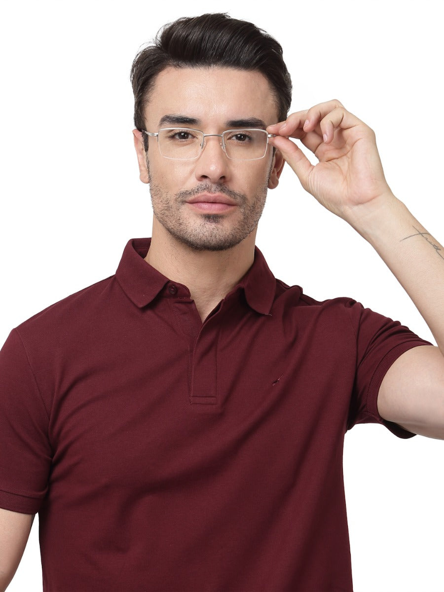 CLASSY SILVER EYEGLASSES FOR MEN