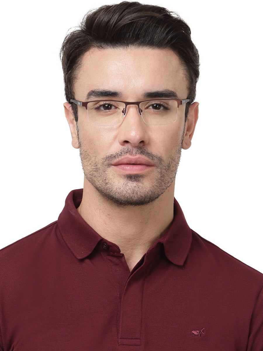 HALF RIM WINE SPECTACLES FOR MEN