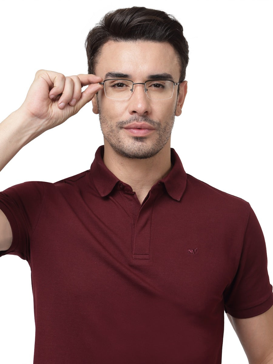 HALF RIM METALLIC GREY EYEGLASS FOR MEN