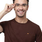 BLACK HALF RIM RECTANGULAR EYEGLASSES