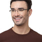 CLASSIC BLACK RECTANGLE EYEGLASSES