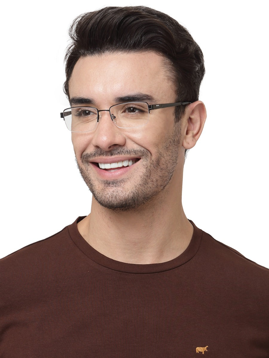 CLASSIC BLACK RECTANGLE EYEGLASSES