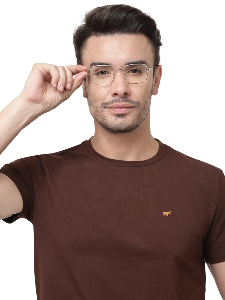 SQUARE METALLIC UNISEX EYEGLASSES