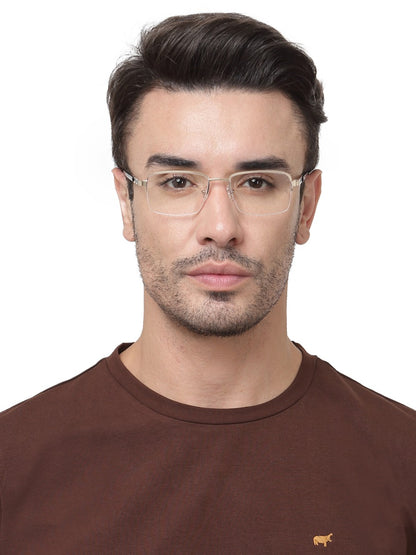 GOLDEN RECTANGULAR UNISEX FRAME