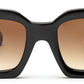 Thick Square Gradient Brown Sunglass