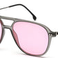 Retro Pink Square Sunglass