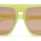 Funky Lemon Square Sunglasses