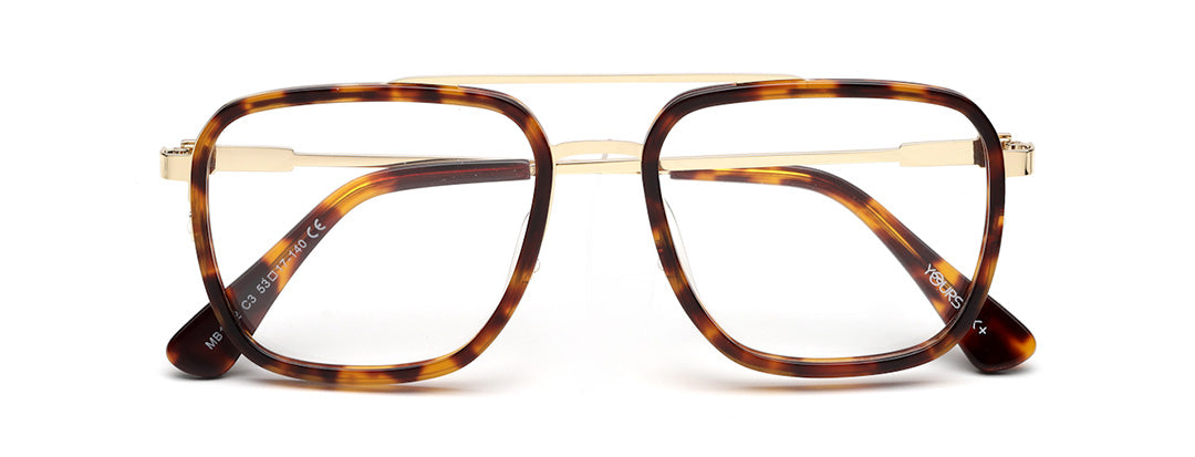 Tort Brown Square Glasses