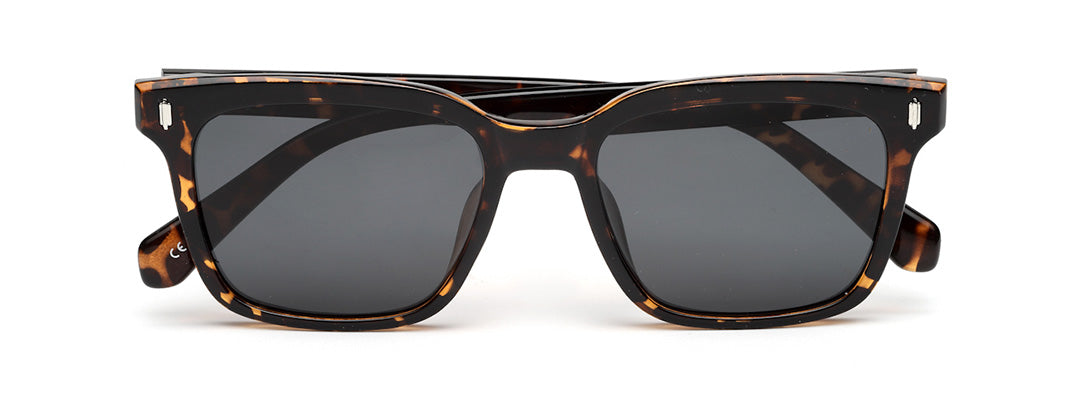 Black Leopard Print Sunglasses