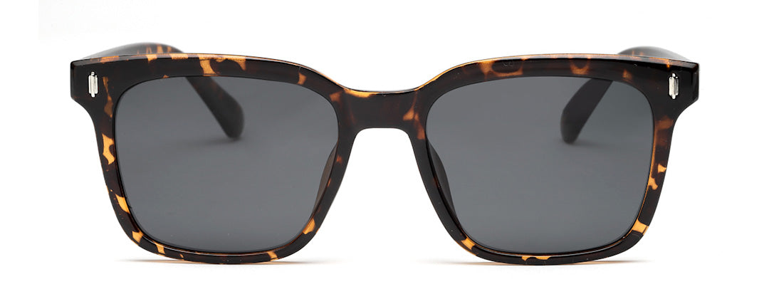 Black Leopard Print Sunglasses