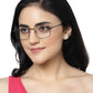 SUPER STYLISH SILVER FULL RIM UNISEX SPECTACLES