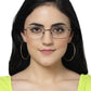 MATTE BLACK RECTANGLE EYEGLASSES