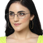 MATTE BLACK RECTANGLE EYEGLASSES