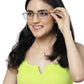 MATTE BLACK RECTANGLE EYEGLASSES