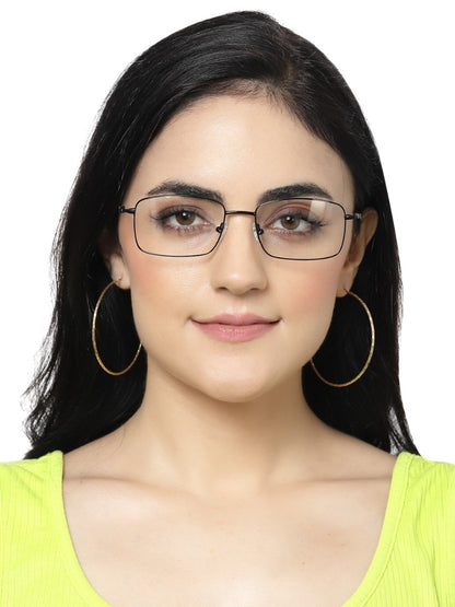 METALLIC GREY FULL RIM UNISEX FRAME