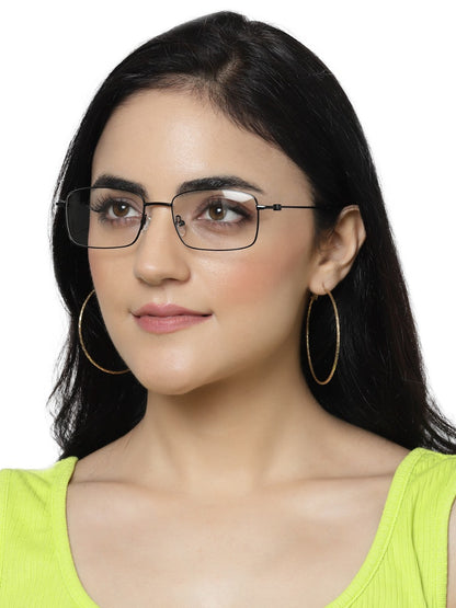 METALLIC GREY FULL RIM UNISEX FRAME