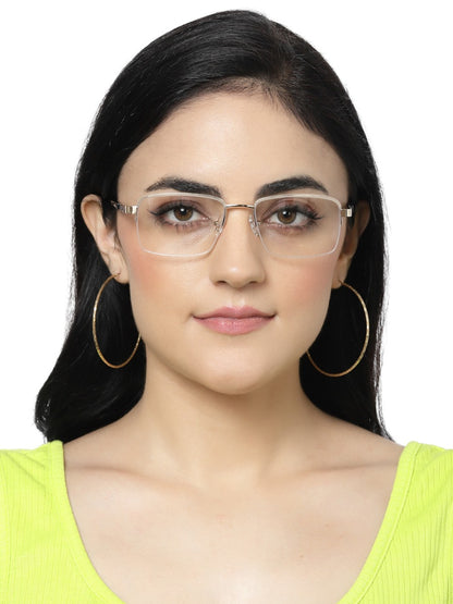 GOLDEN RECTANGULAR UNISEX FRAME