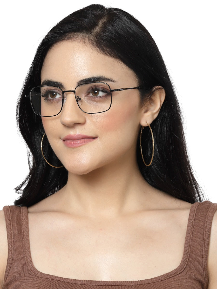 SQUARE UNISEX BLACK SPECTACLES