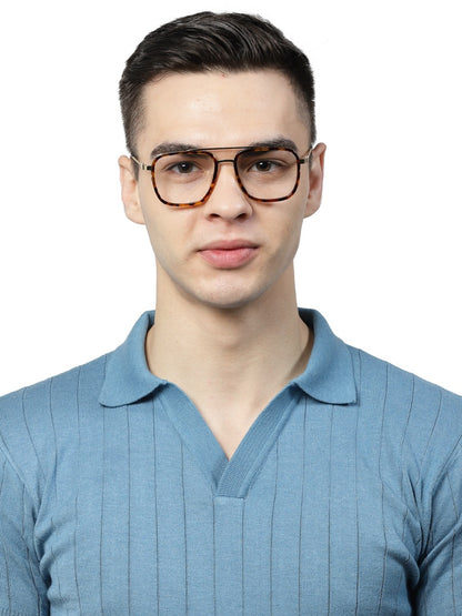Tort Brown Square Glasses