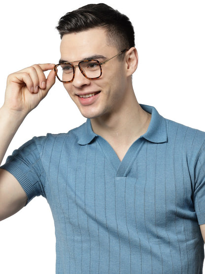 Tort Brown Square Glasses