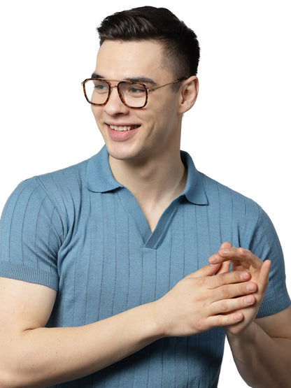 Tort Brown Square Glasses