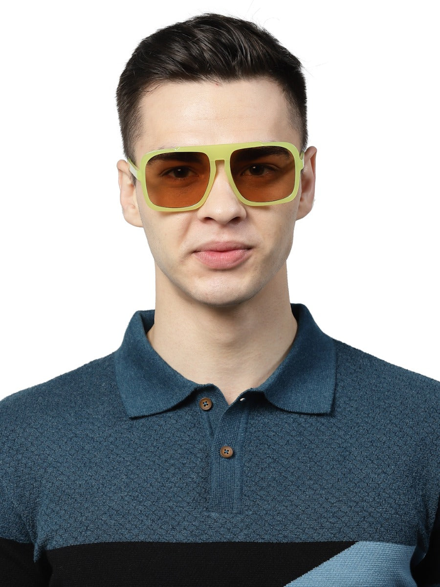 Funky Lemon Square Sunglasses