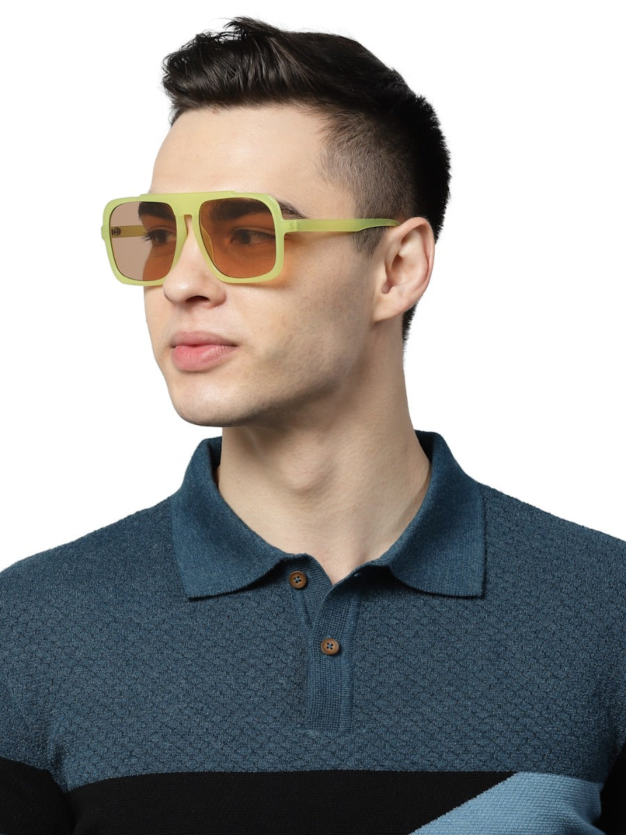 Funky Lemon Square Sunglasses