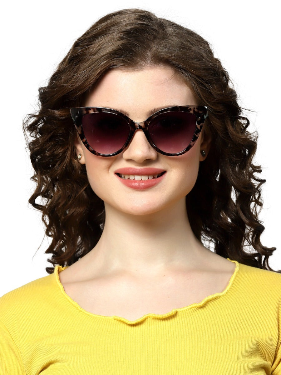 Trendy Transparent Leopard Sunglass