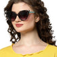 Trendy Transparent Leopard Sunglass