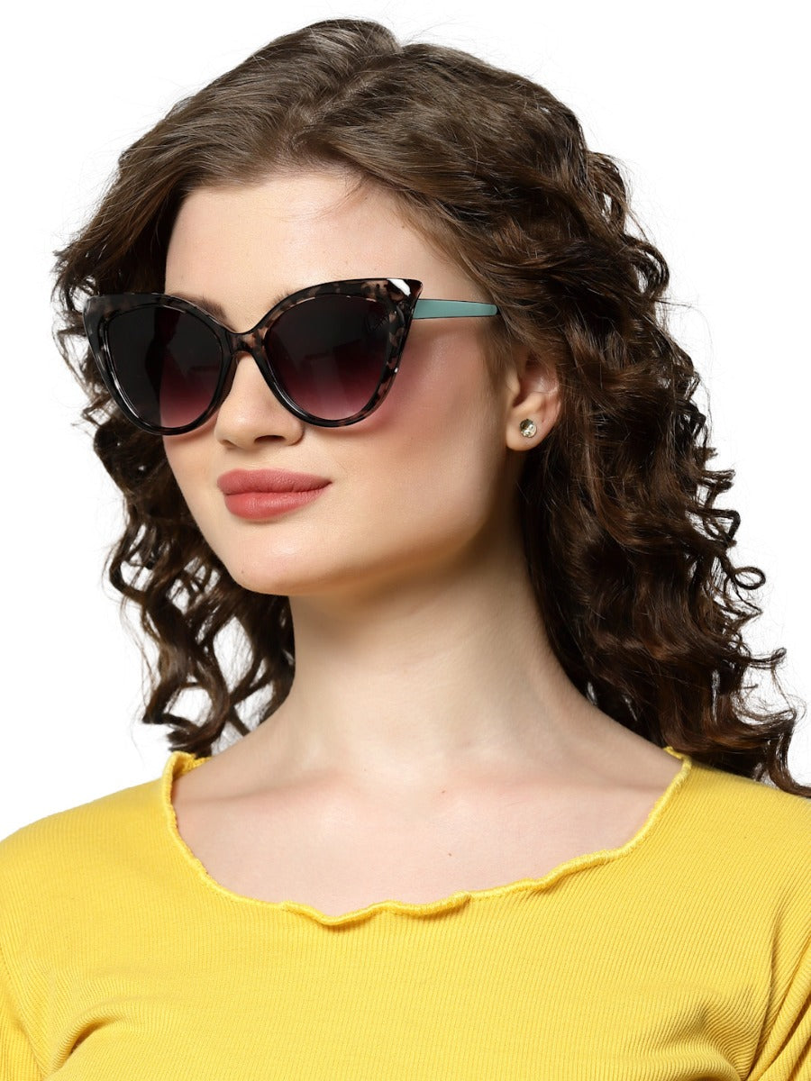 Trendy Transparent Leopard Sunglass