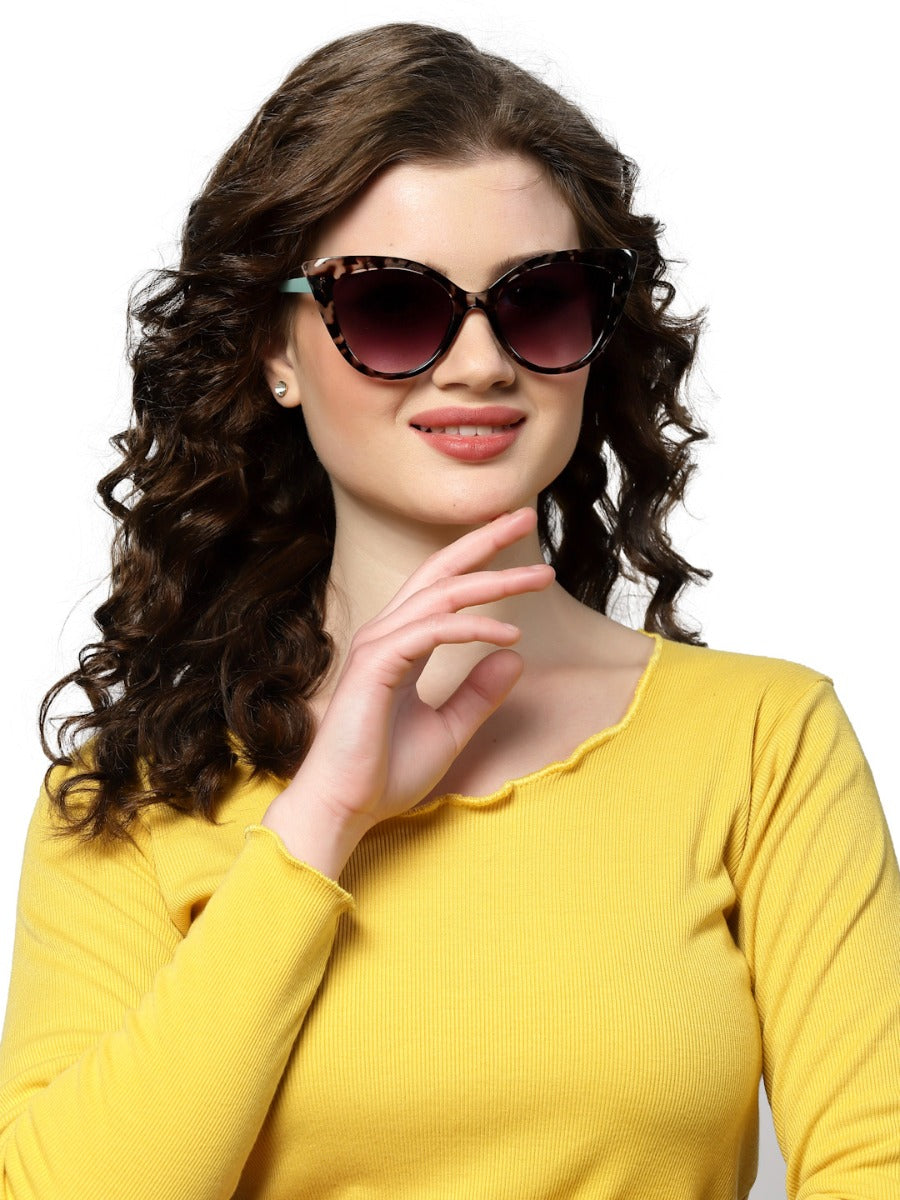 Trendy Transparent Leopard Sunglass